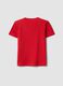 Red pure cotton kids&rsquo; T-shirt, regular fit_1