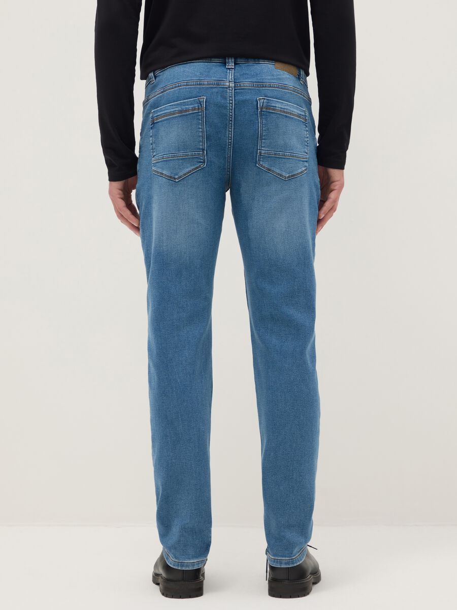 Slim Fit Blue Denim Jeans_2