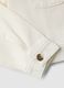 Giacca in puro cotone bianco da bambina regular fit con ricami_3