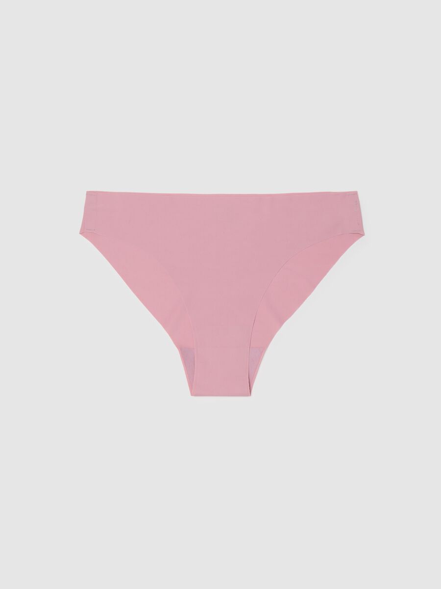 Women's pink stretch blend brief regular fit_0