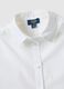 Girls' white long-sleeve shirt in pure cotton_2