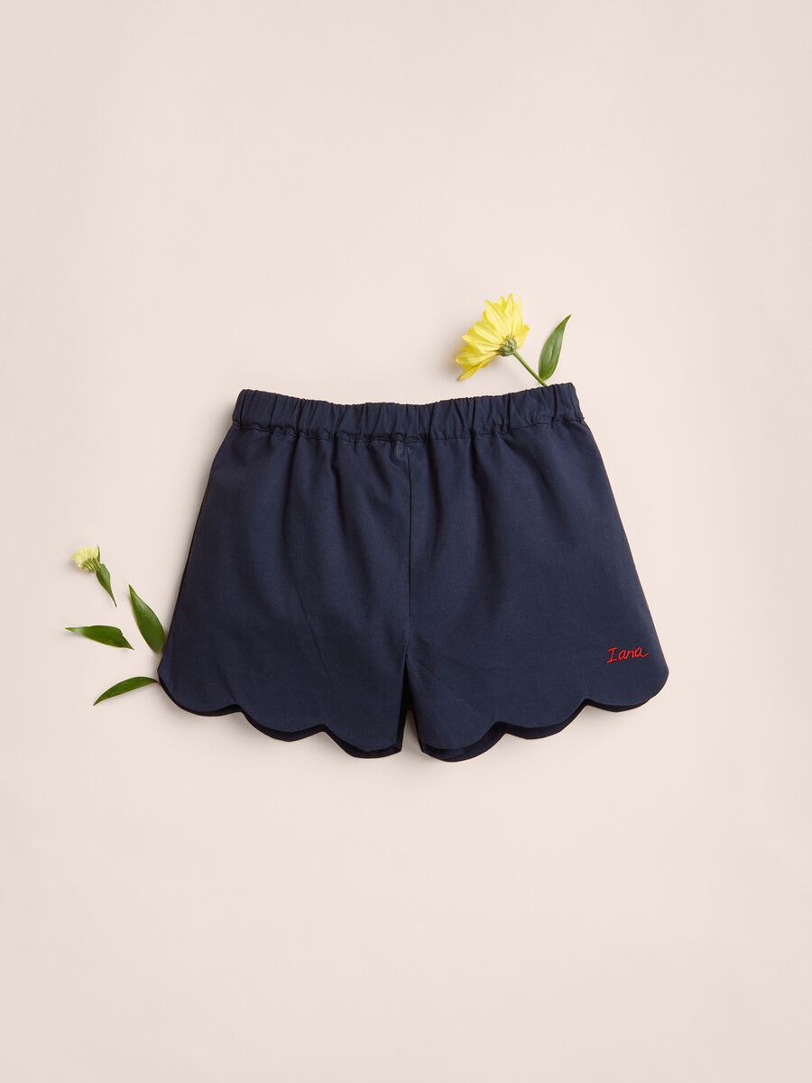 Shorts in cotone elasticizzato IANA_0