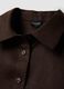 Brown pure linen oversized shirt_5