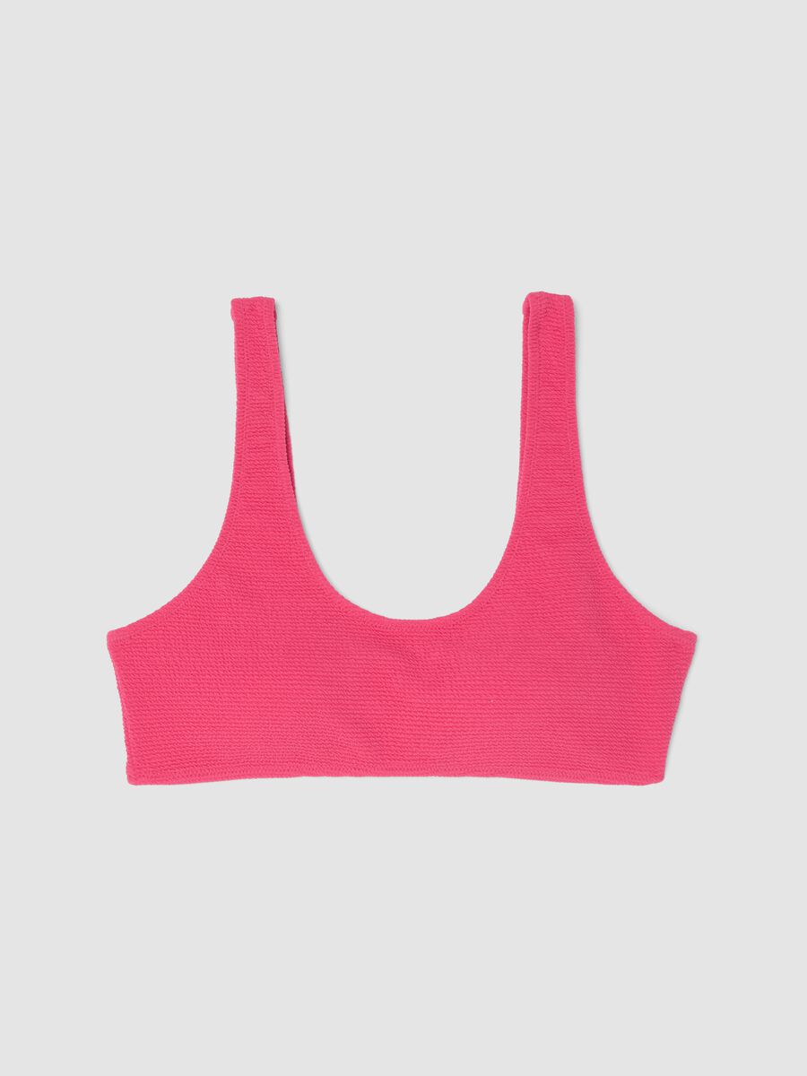 Top bikini rosa in tessuto elasticizzato_5