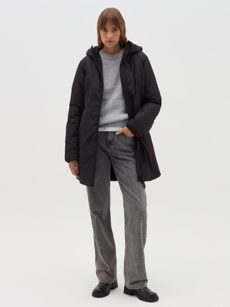 Essential parka with hood_1