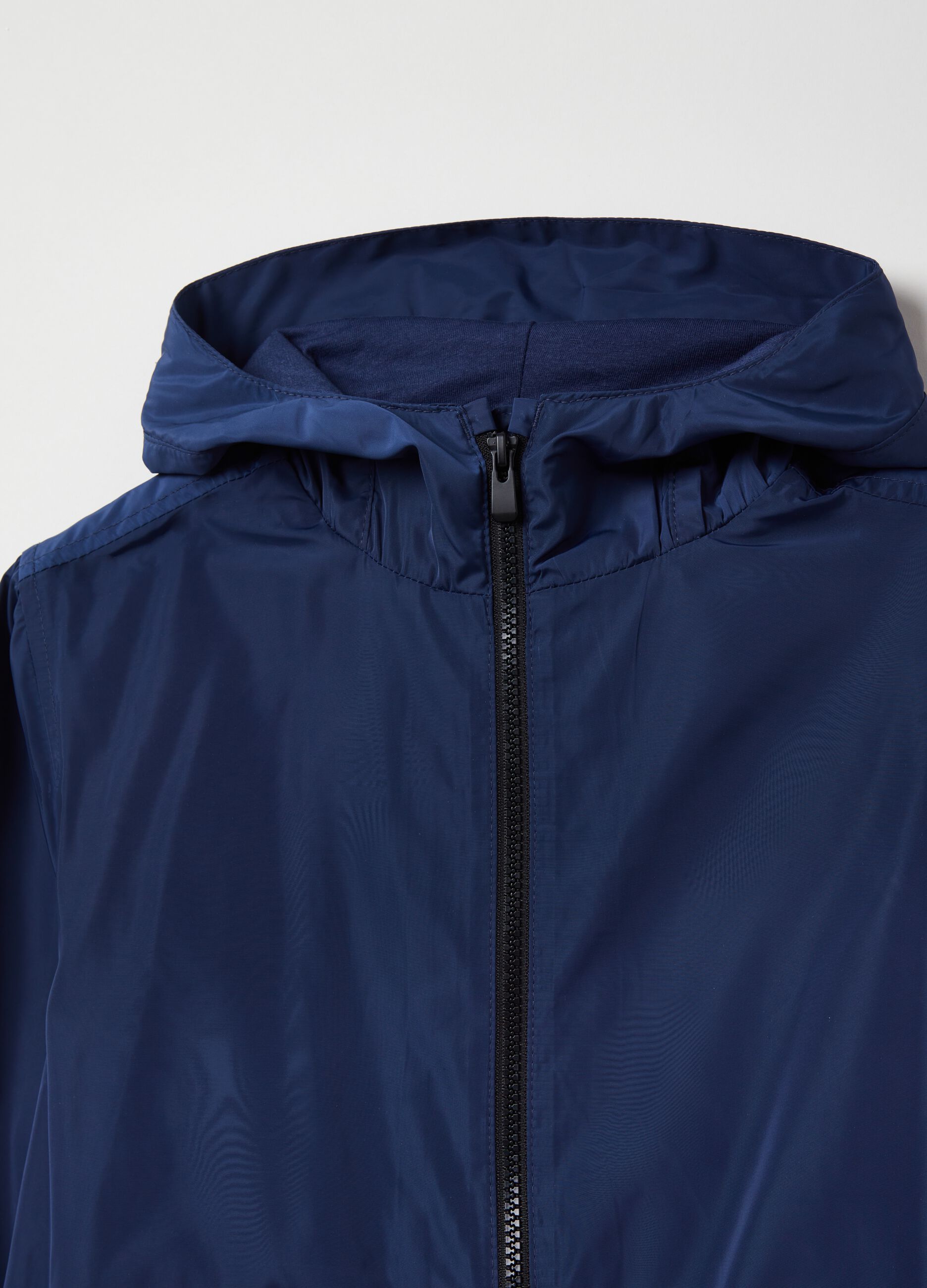 Waterproof jacket with hood