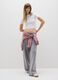 Grey stretchy cotton trousers with relaxed fit_0