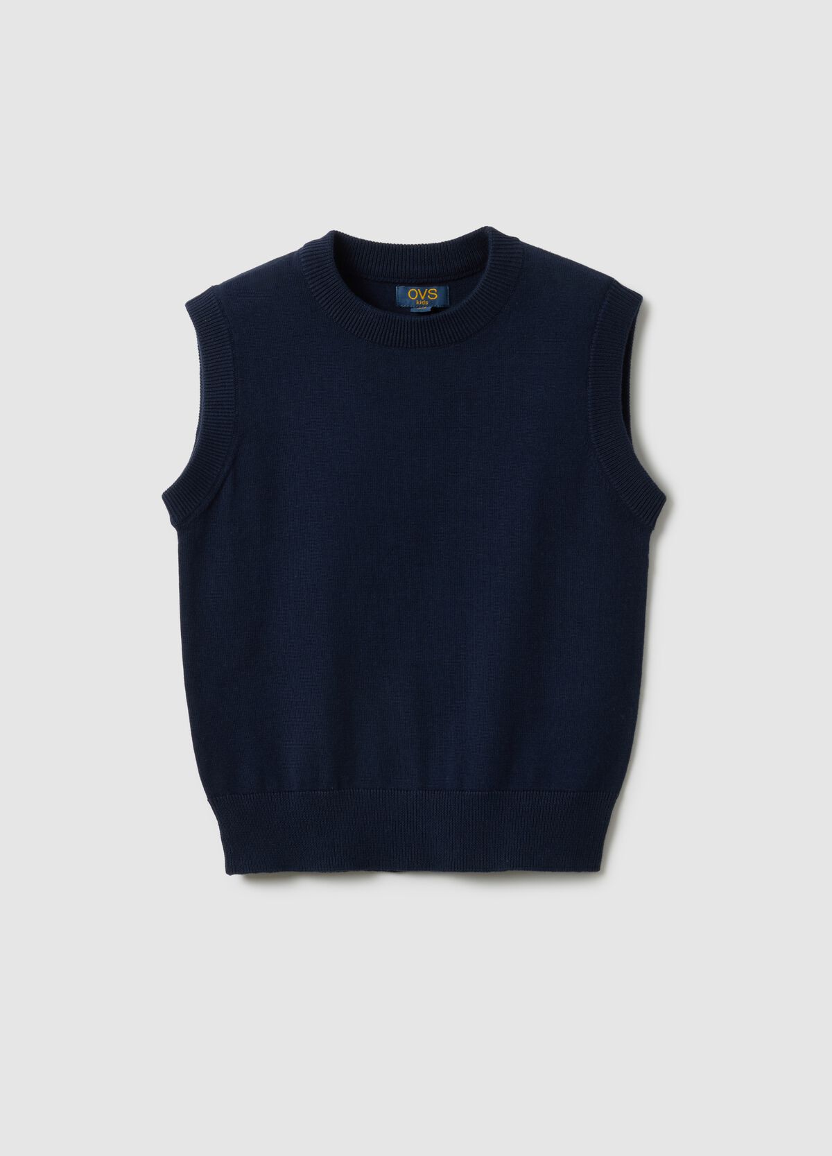Gilet In Pile Steens Per Bambino – Blu Scuro – Taglia XX-Small – Con Cerniera – Senza Maniche