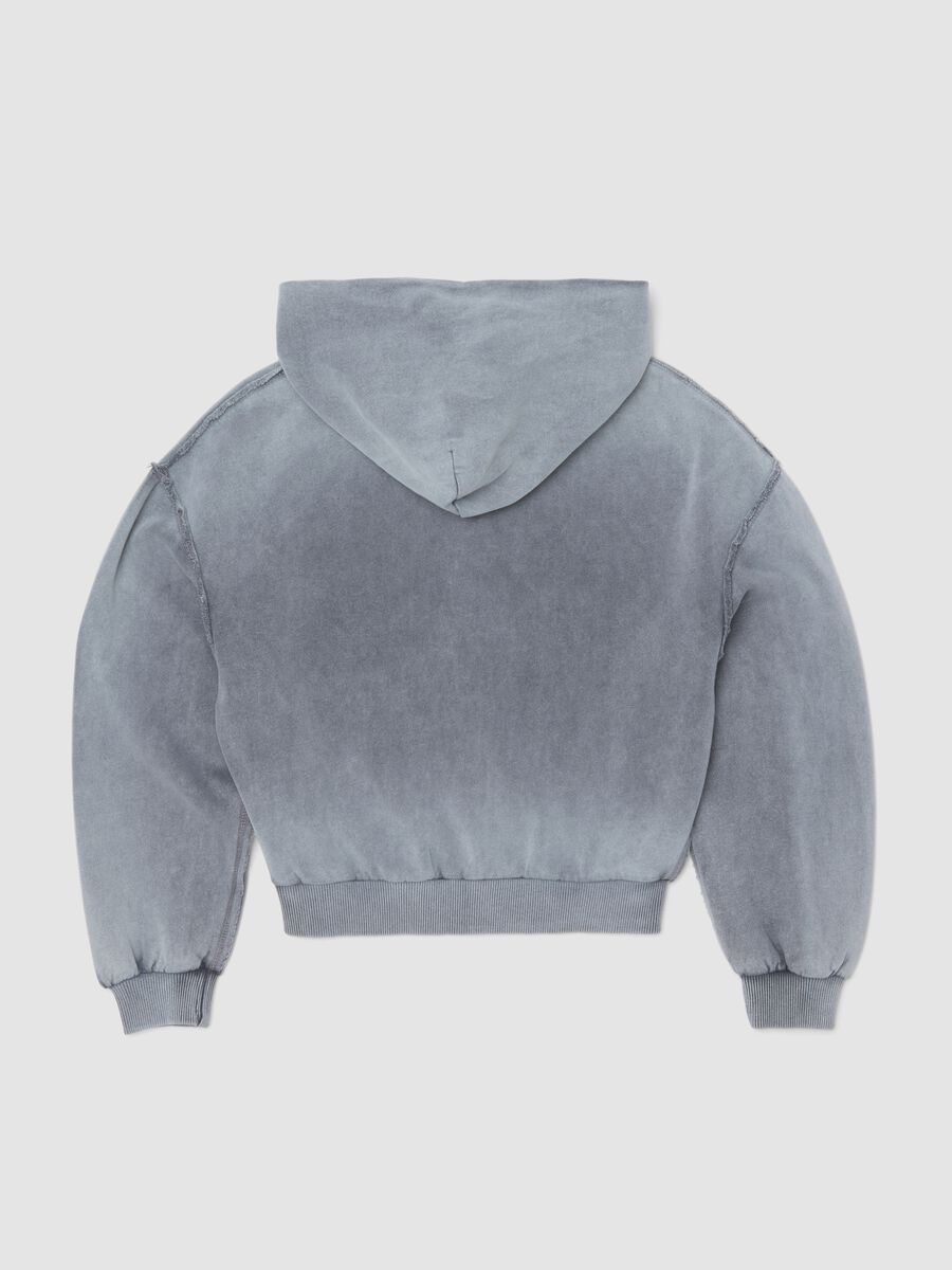 Sunfaded Full-Zip Hoodie Vintage Grey_5