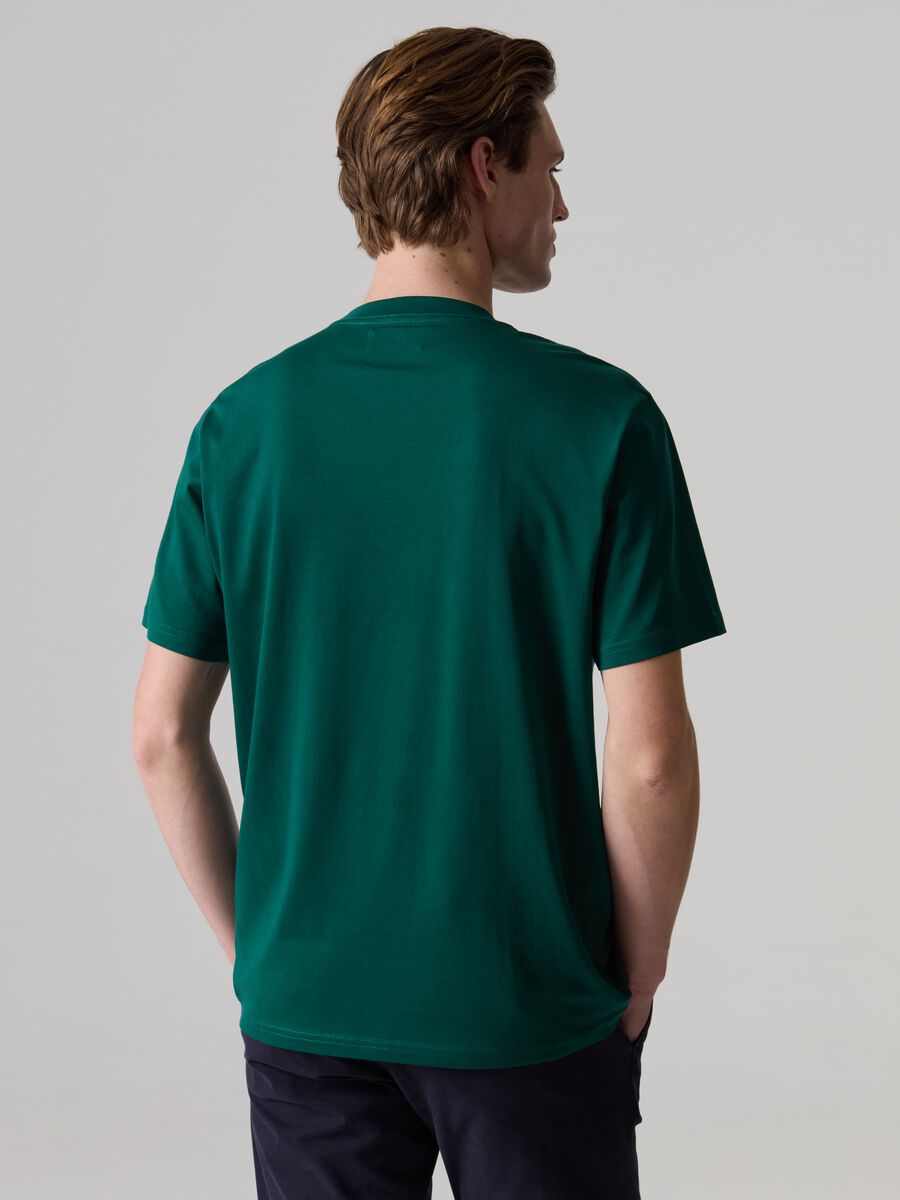 Supima cotton T-shirt with round neck_2