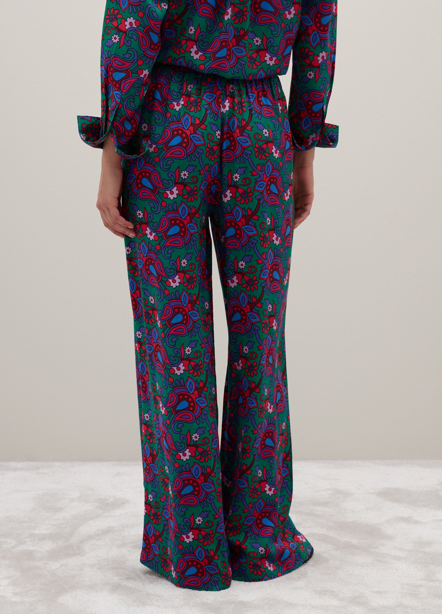 Multicolour Palazzo Trousers