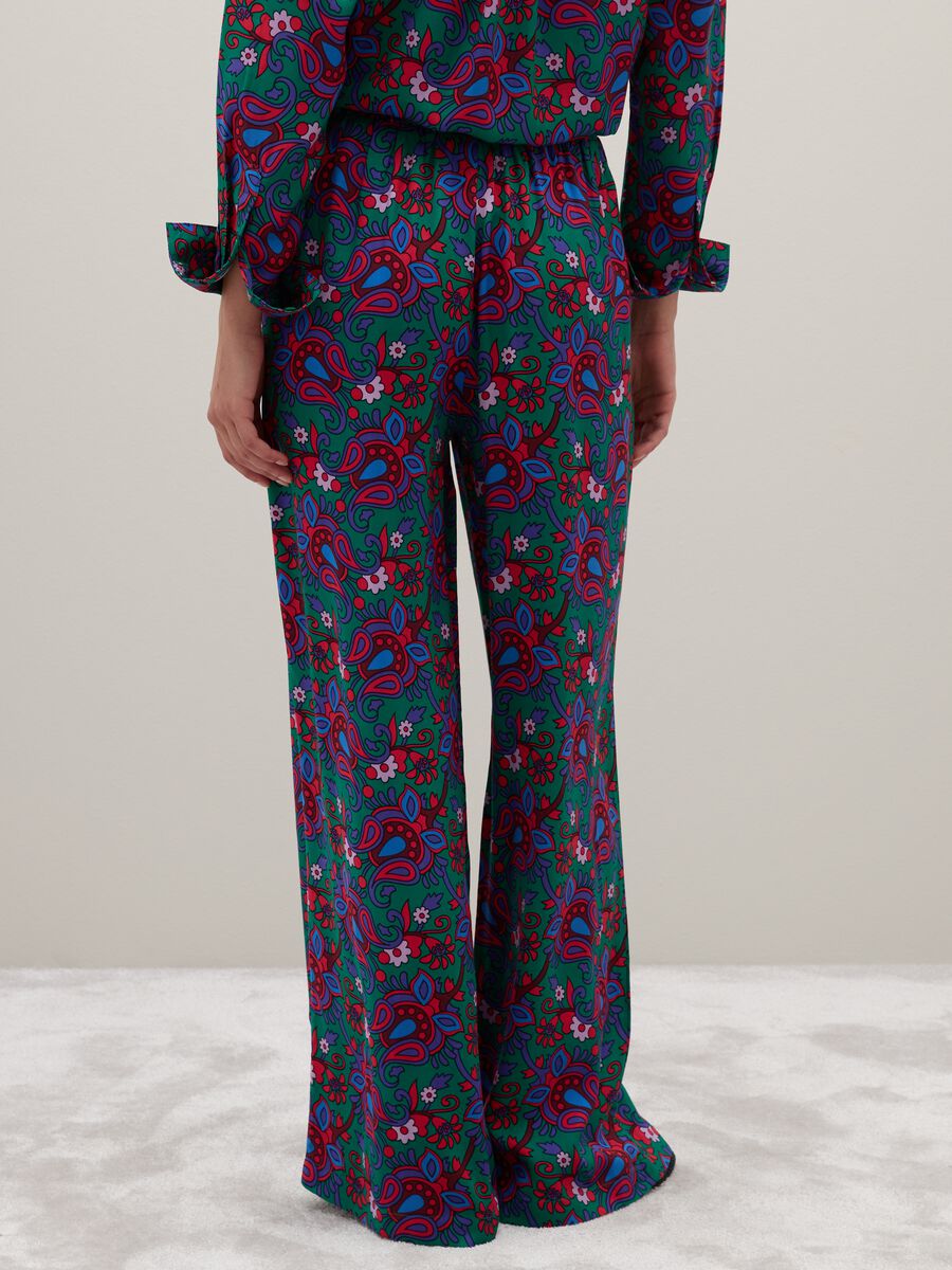 Multicolour Palazzo Trousers_2