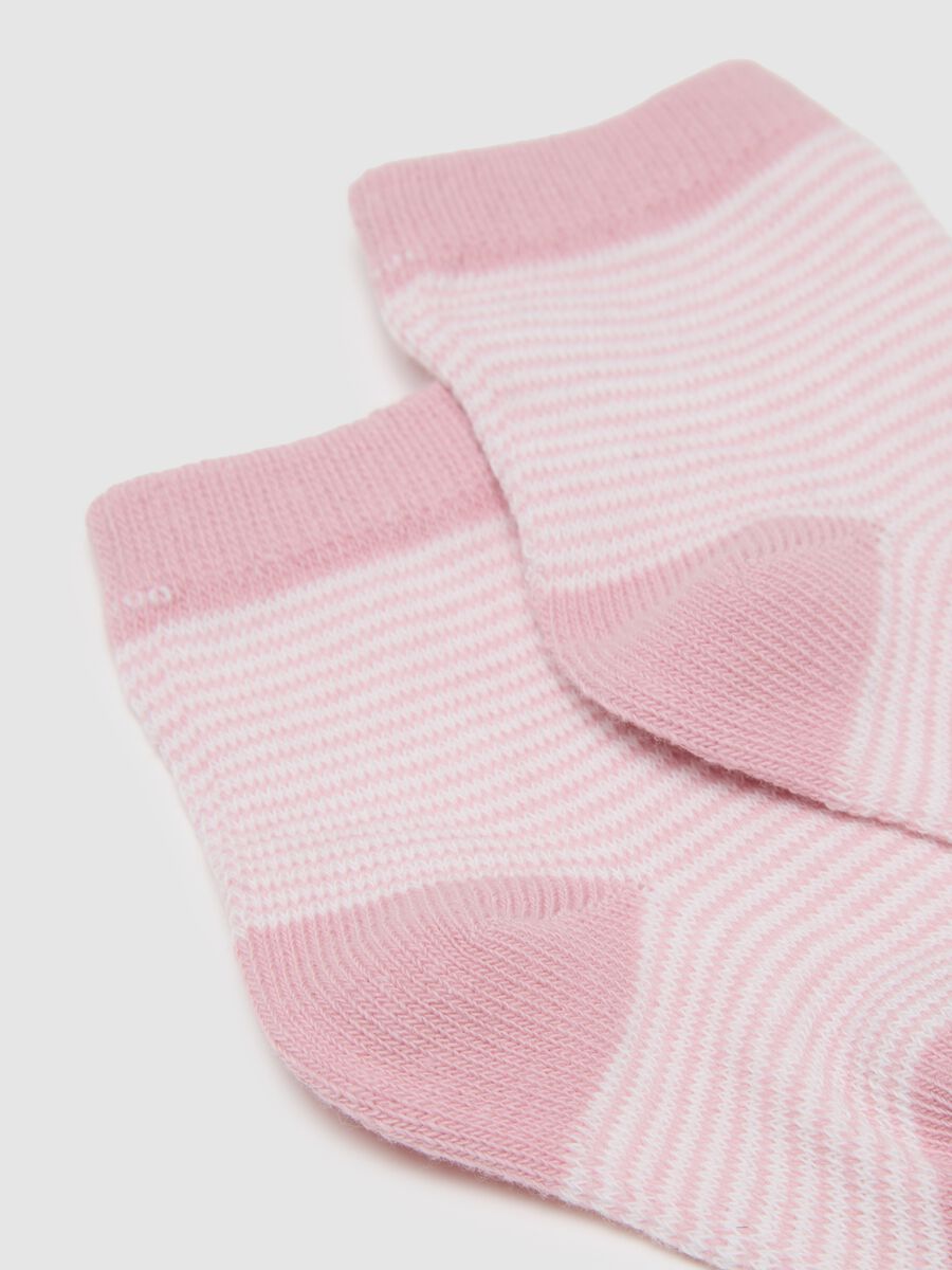 Set di calzini da bambina in cotone multicolor elasticizzato_1