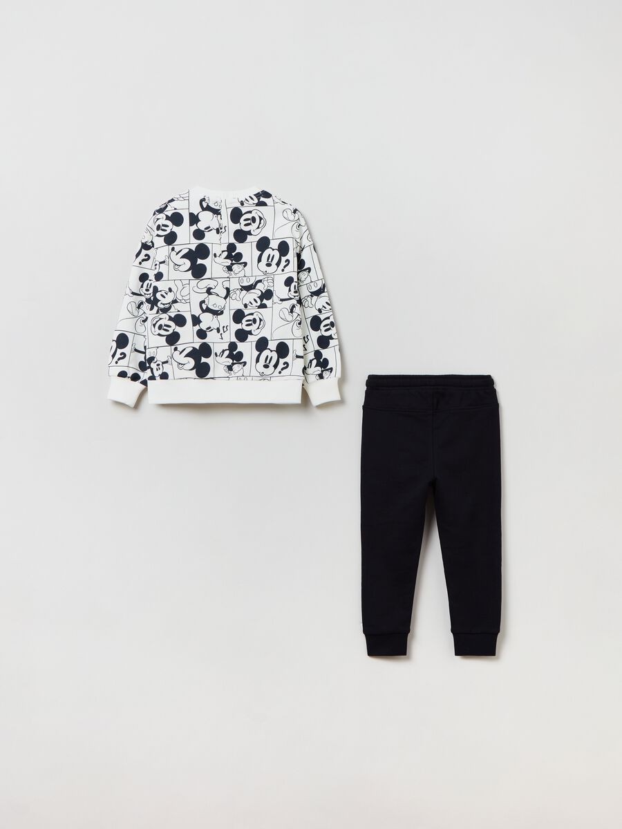 Jogging set in felpa con stampa Topolino_1