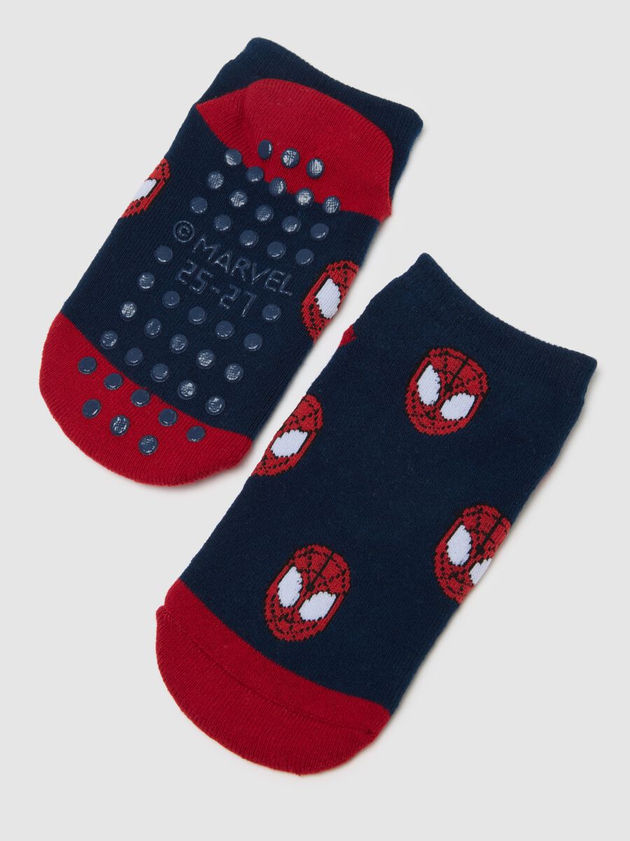 Boys' cotton-blend multicolour socks twin pack, regular fit_2