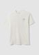 White pure cotton jersey T-shirt with print, regular fit_4