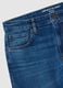 Regular fit blue denim jeans_5