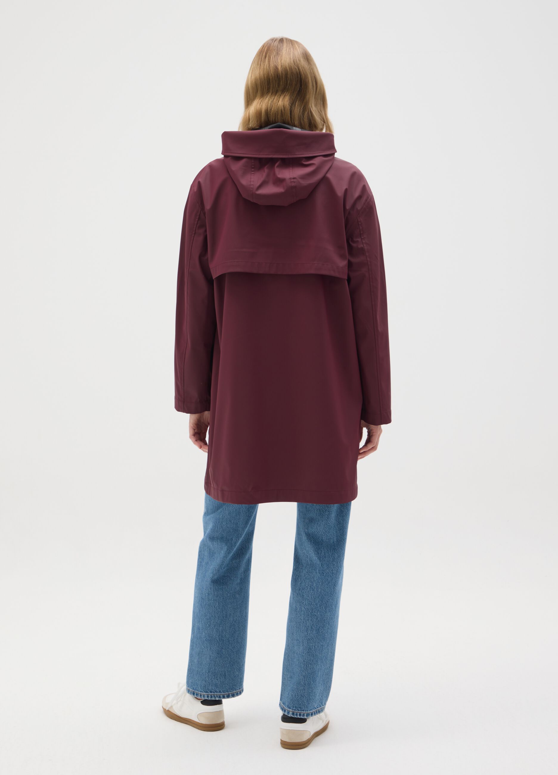 Regular fit red jacket