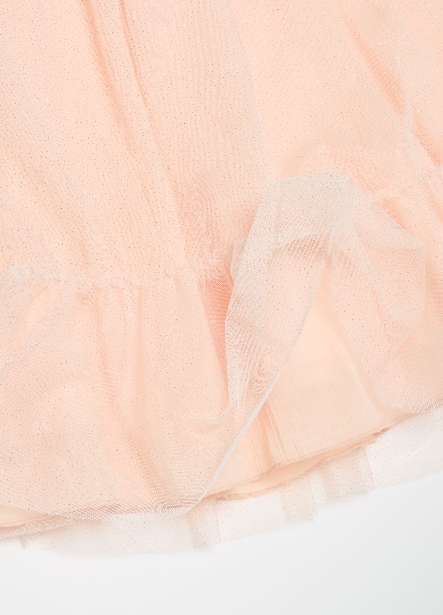 Vestito in tulle con glitter