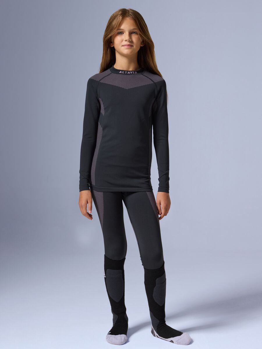 ALTAVIA WITH DEBORAH COMPAGNONI seamless long sleeve thermal t-shirt_1