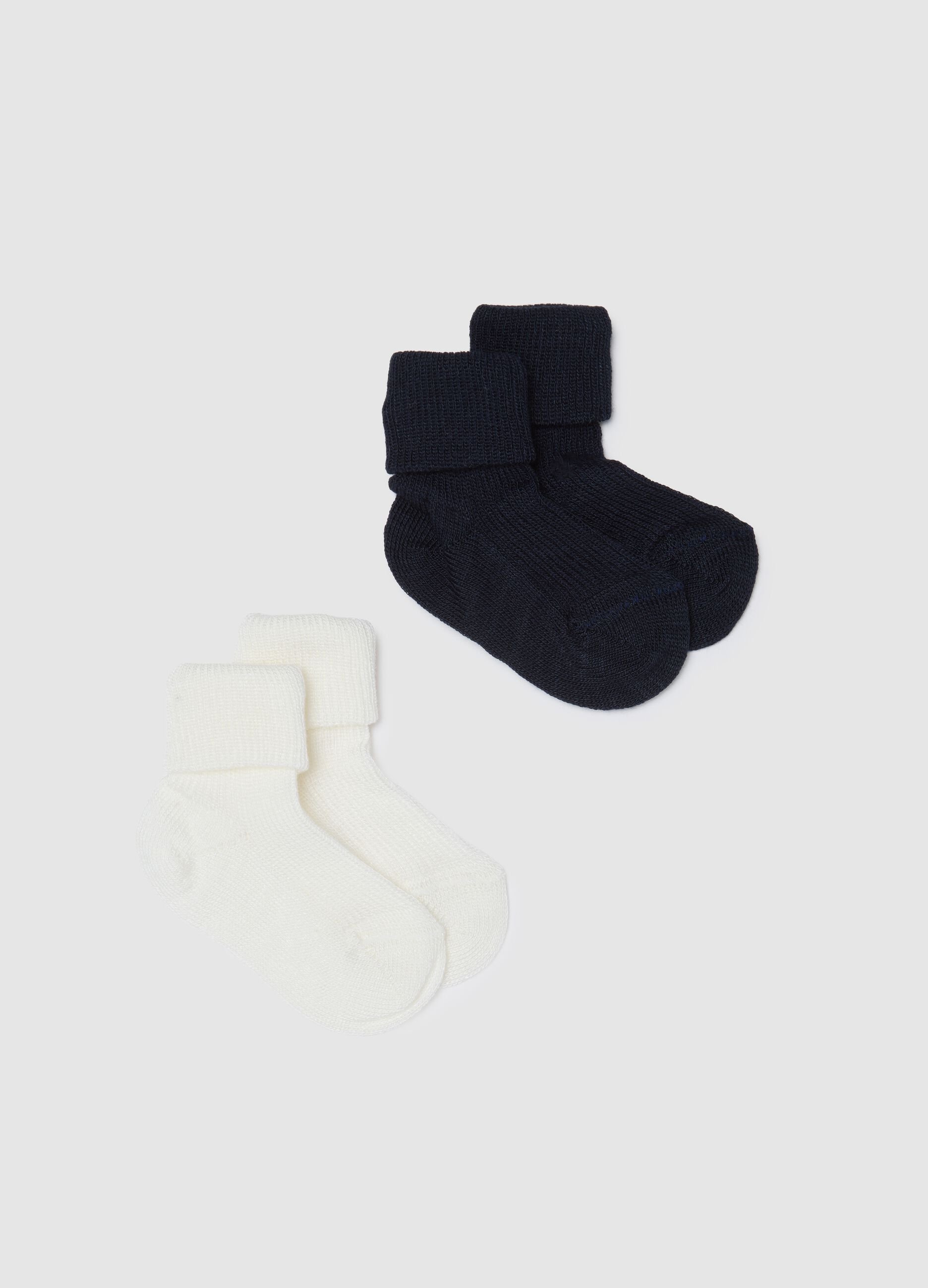 Bipack di calzini multicolor da neonato