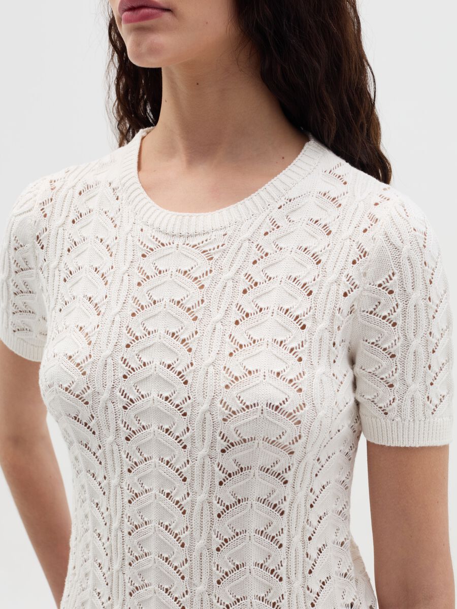 Short-sleeve crochet top_2