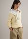Yellow pure cotton regular fit cable knit jumper_0