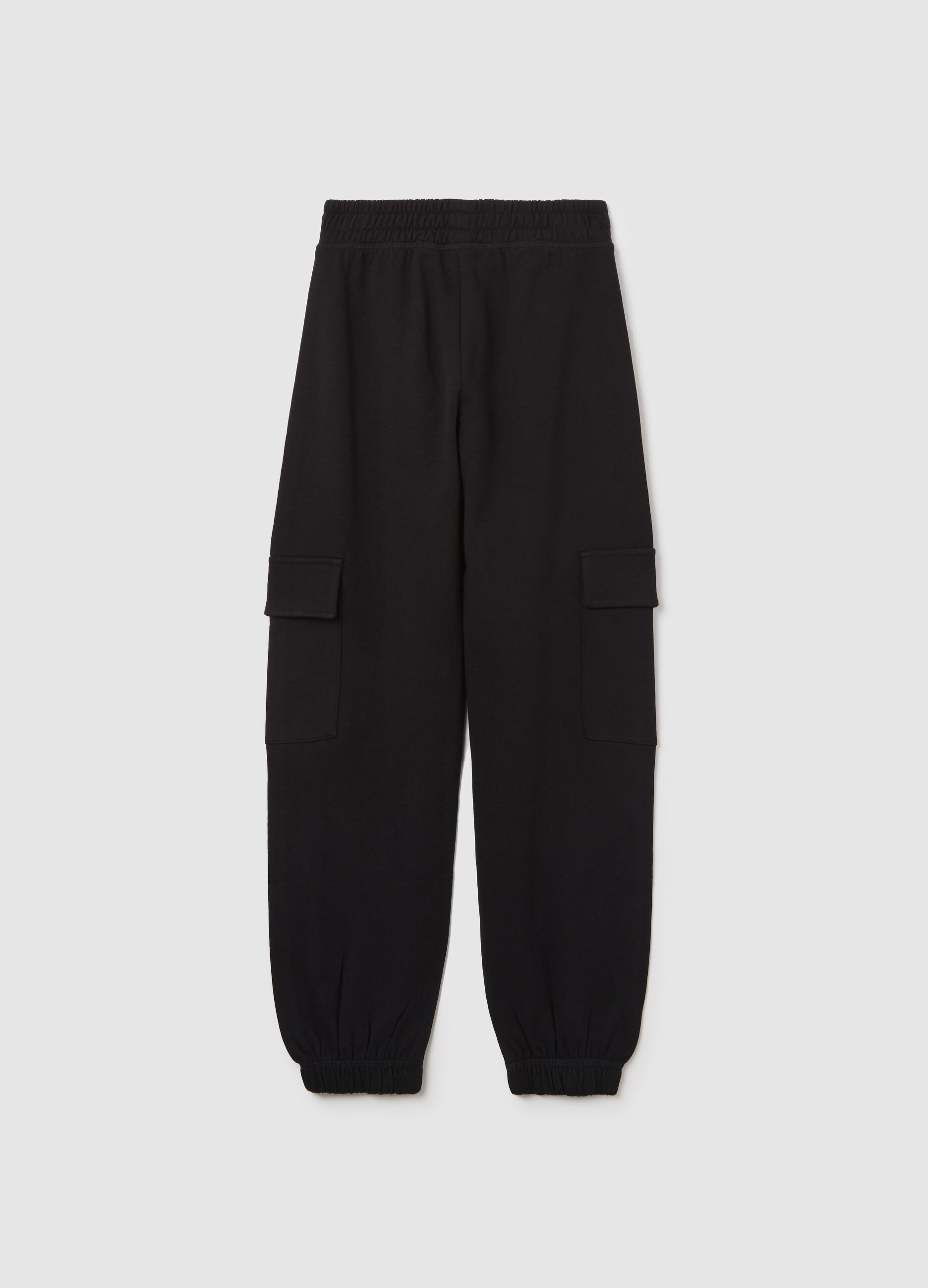 Joggers cargo con profili elasticati