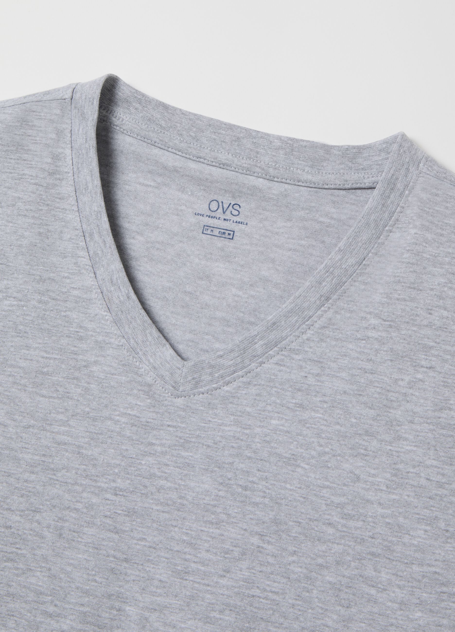 Grey regular fit pure cotton pyjamas