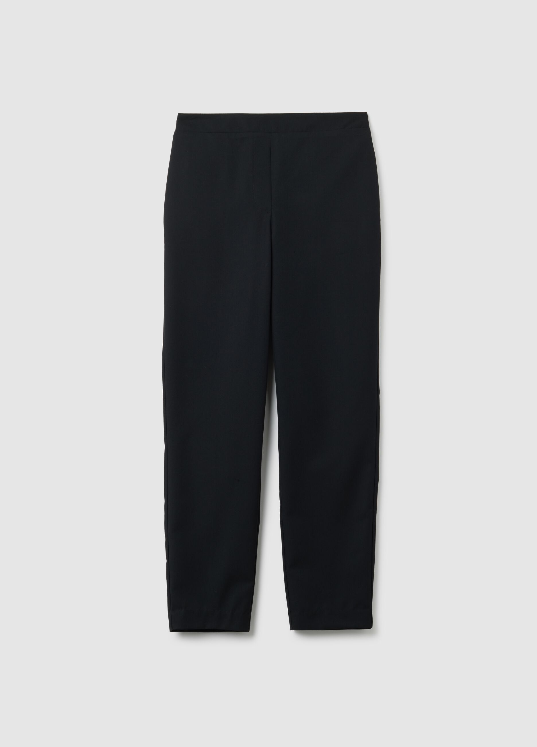 Black Slim Fit Trousers Mix