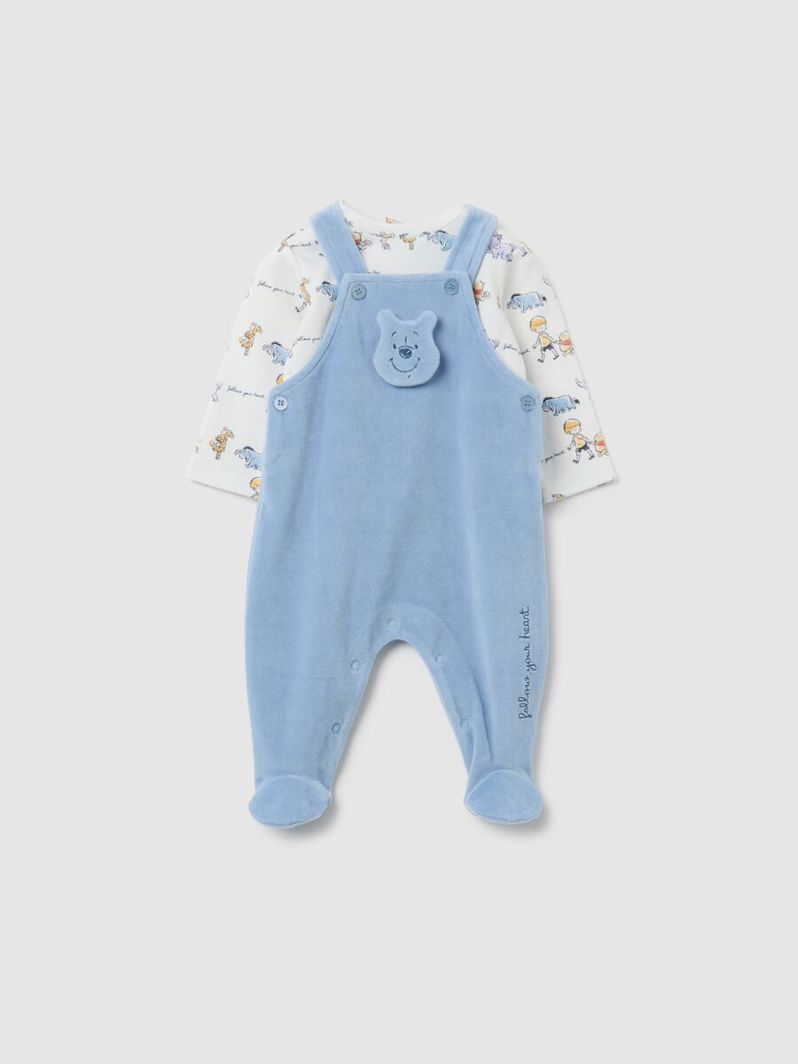 Newborn Set in Blue Cotton Blend_0
