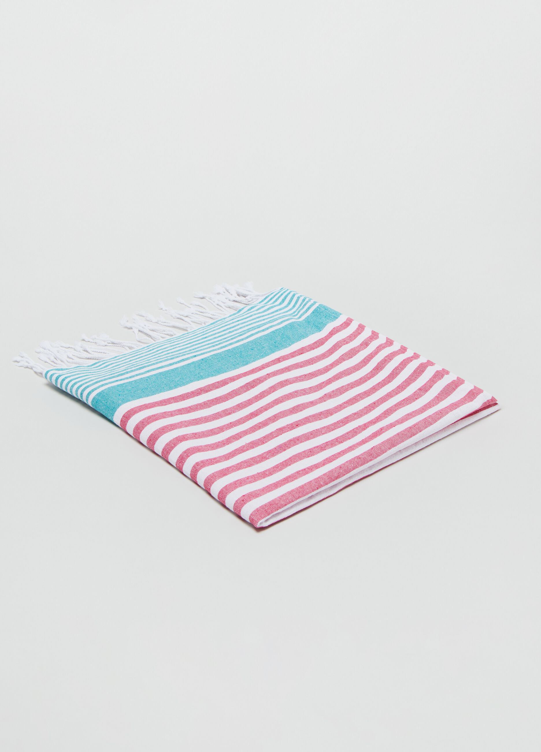 Telo mare a righe color block_1