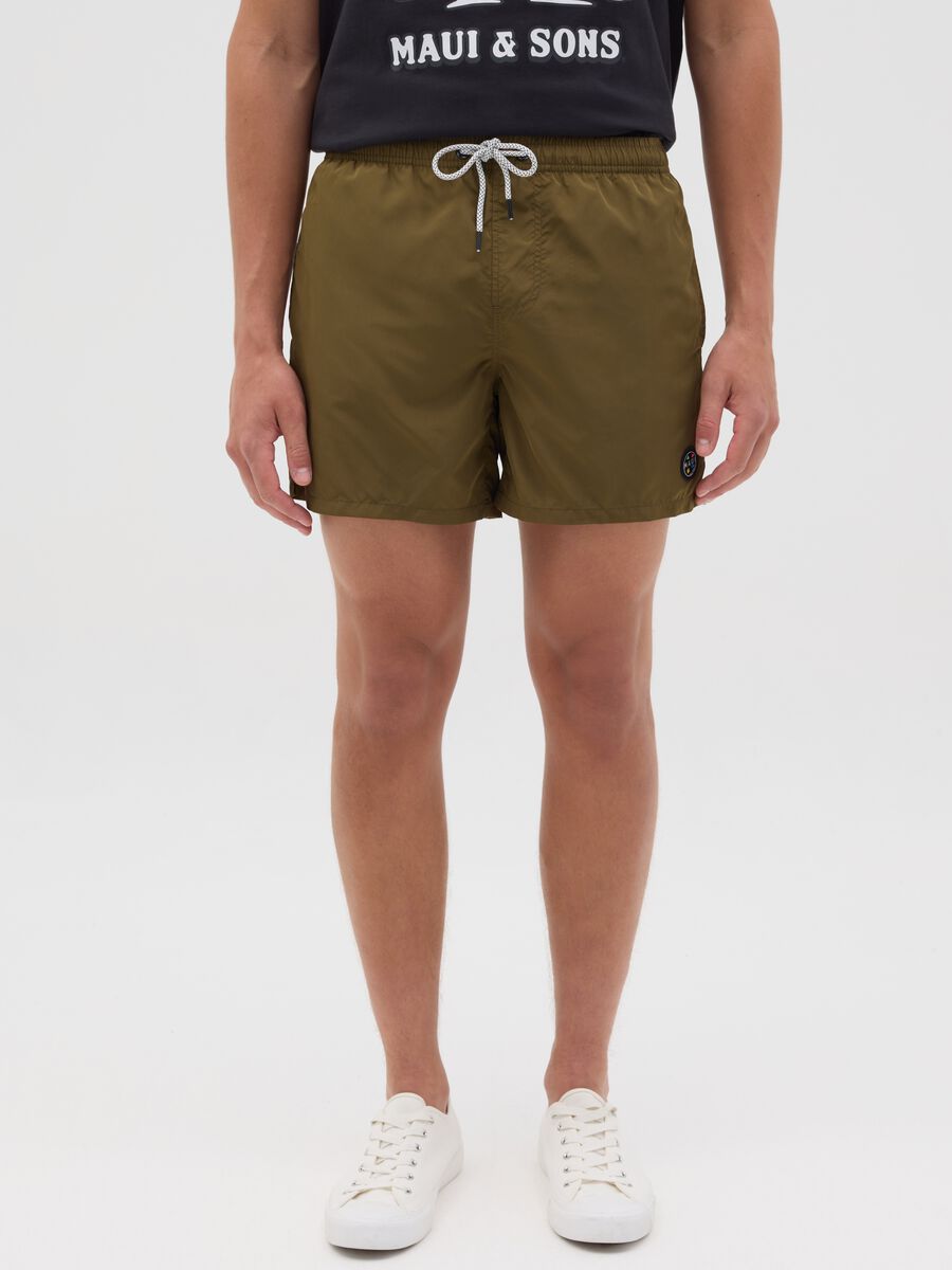 Green Maui Swim Shorts_1