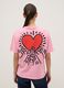 Pink pure cotton T-shirt regular fit with Keith Haring print_2