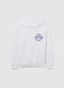 Girls' White Lakers Cotton Blend Oversized Hoodie_3