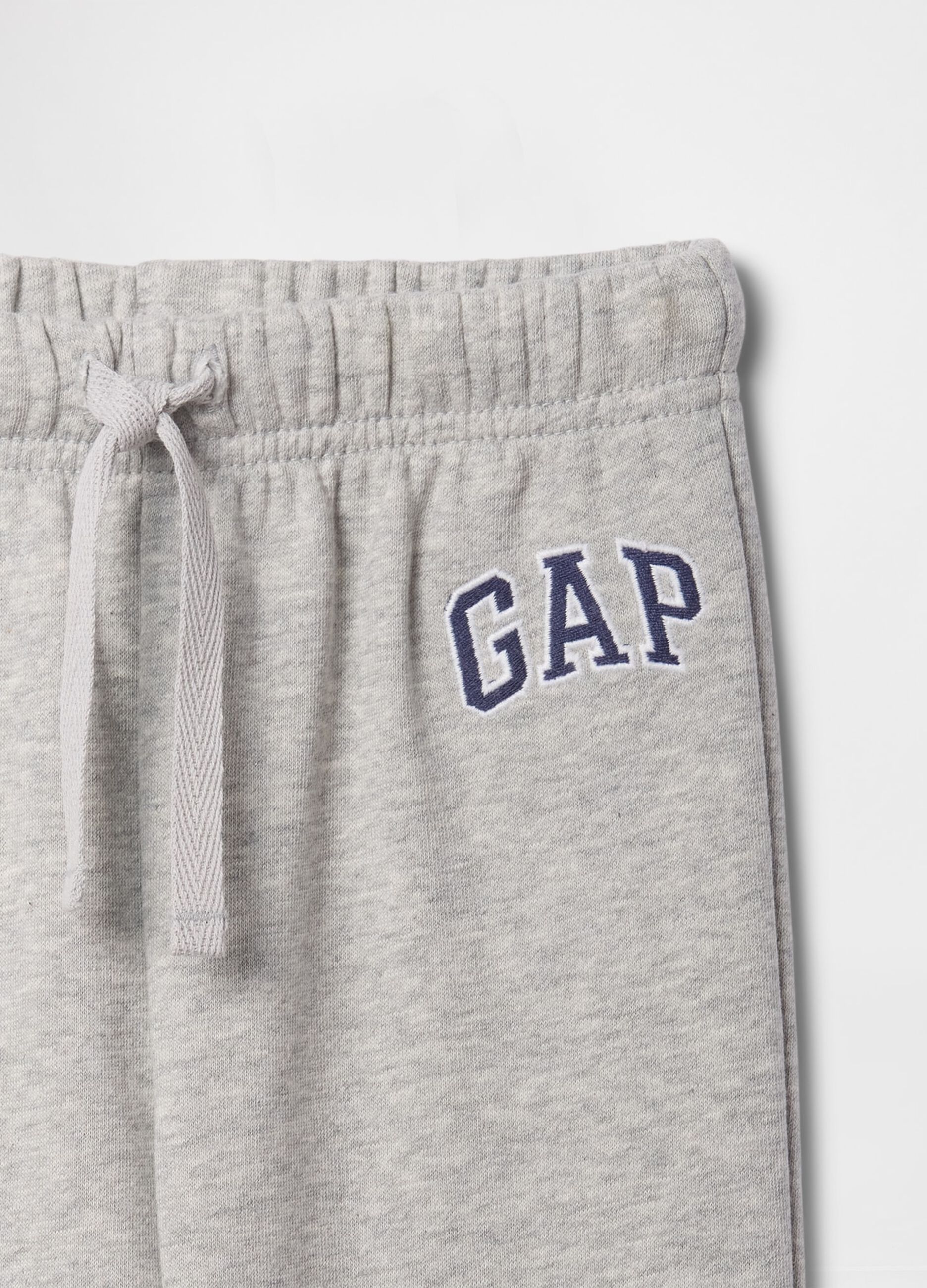 Fleece trousers with logo