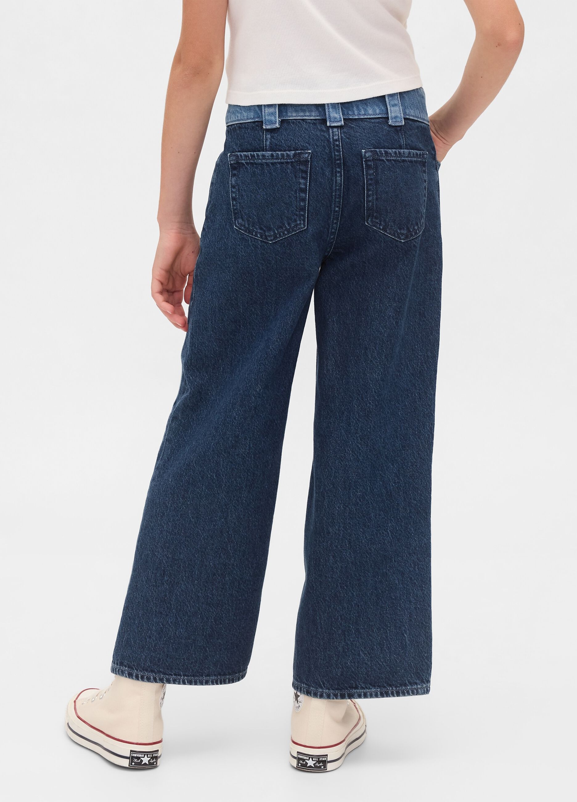 Pantaloni denim in cotone