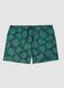 Multicolour tropical print swim shorts_4