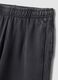Pantaloni grigi wide leg in puro cotone_2
