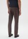 Slim fit brown cotton trousers_2