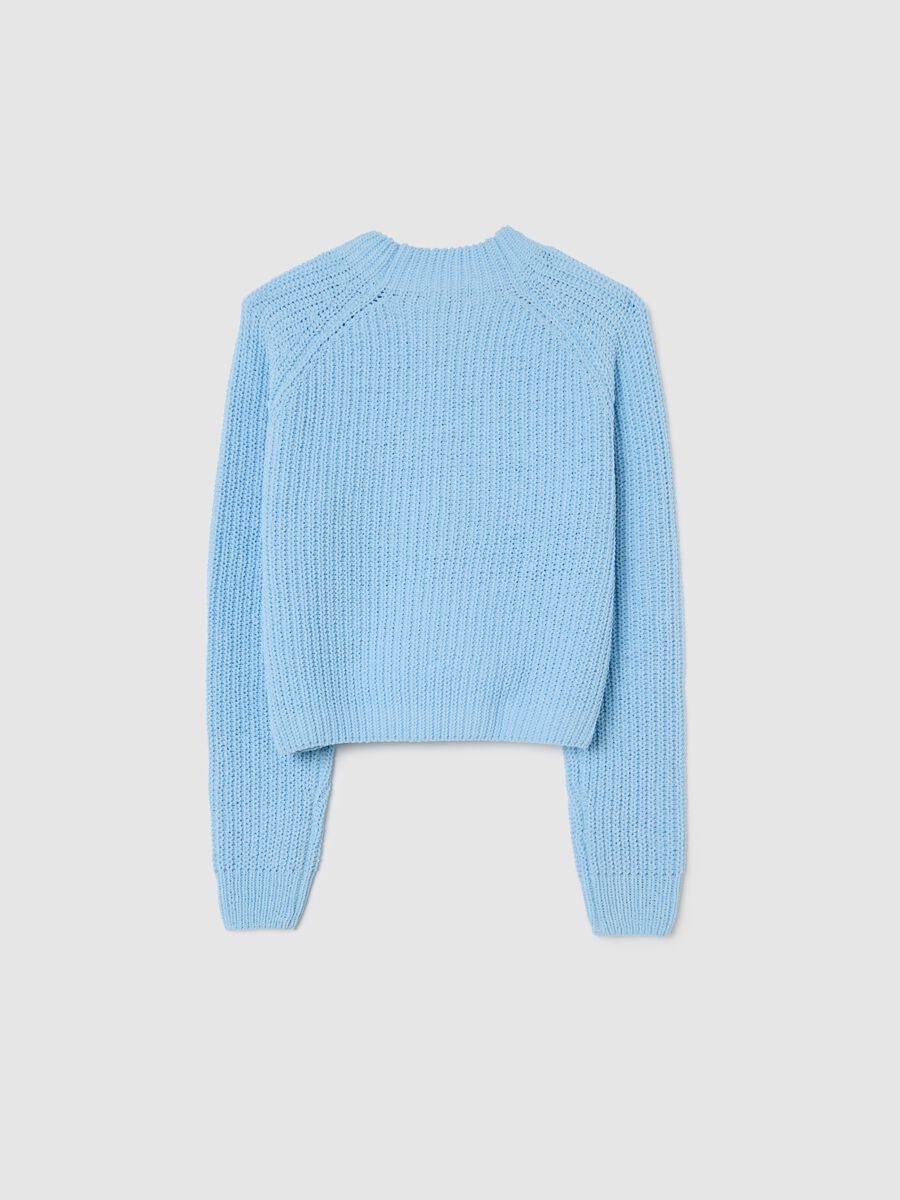 Girls' regular fit blue jumper_4