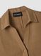 Brown linen and viscose-blend shirt_1