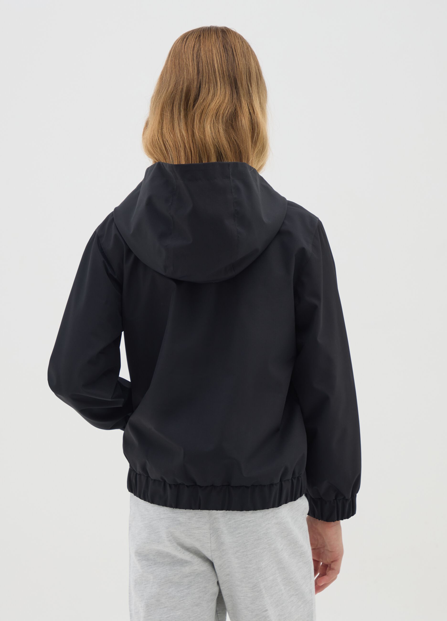 Girls' Jacket in Black Regular Fit