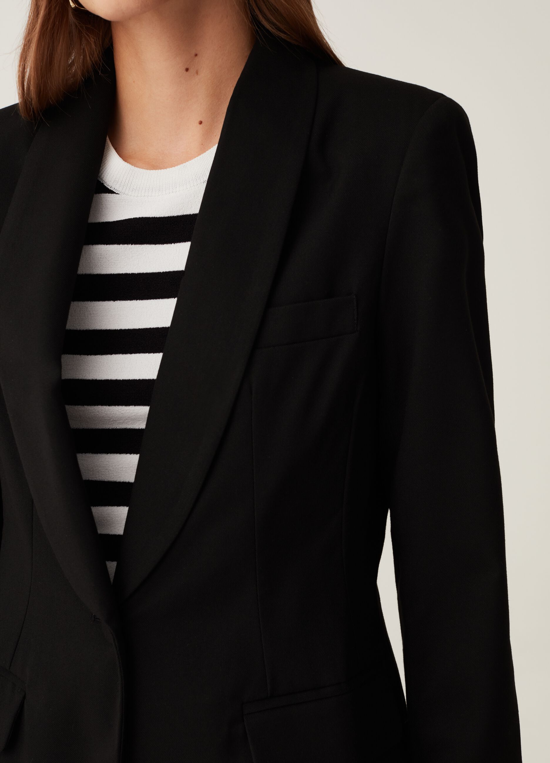 Blazer monopetto tinta unita_3
