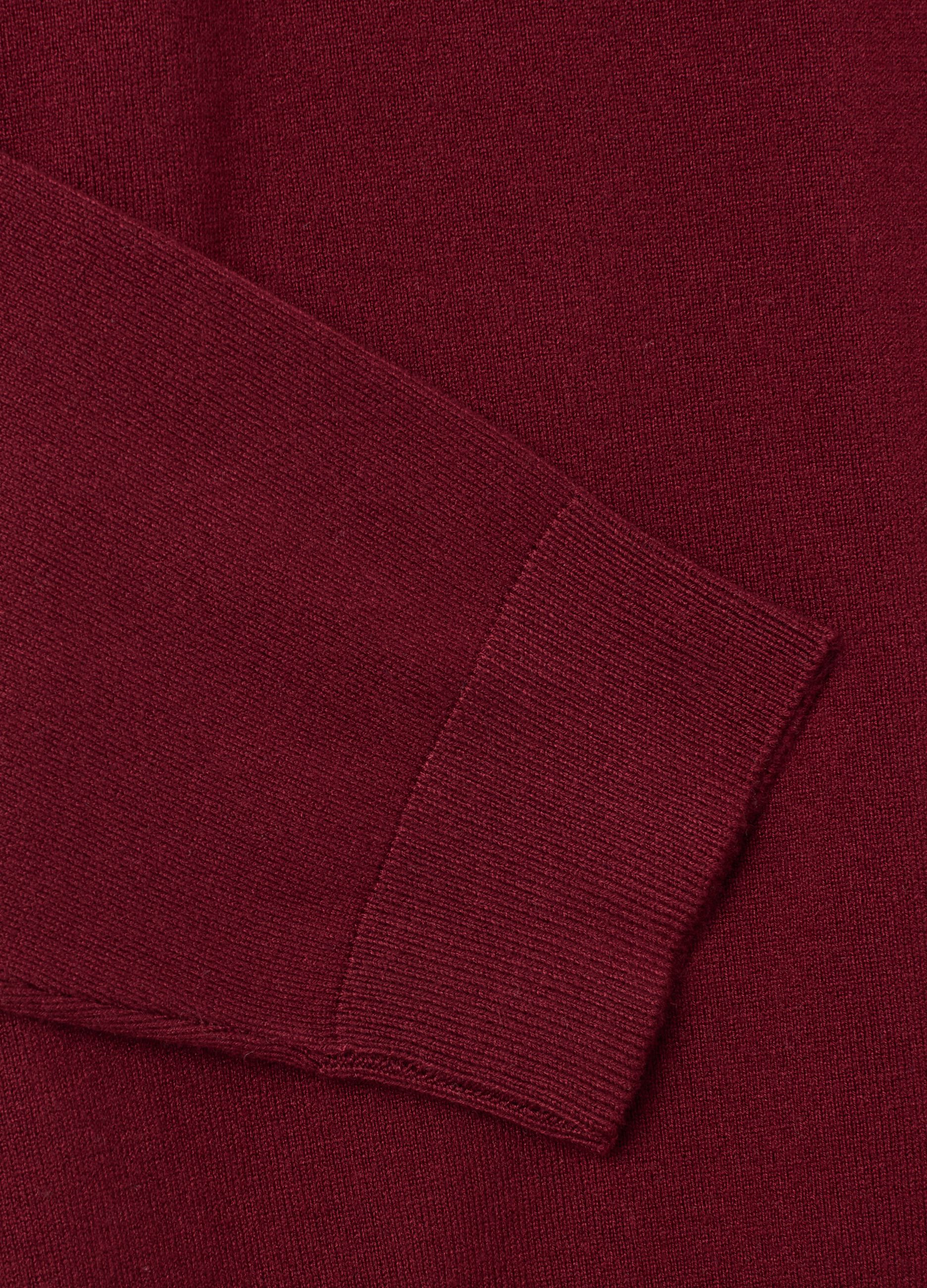 Red Regular Fit Cardigan