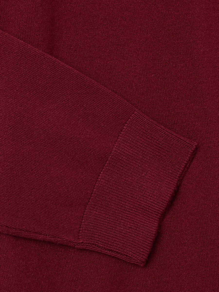 Red Regular Fit Cardigan_1