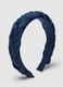 Braided Pure Cotton Blue Hairband_2