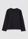 T-shirt nera in cotone elasticizzato con stampa Hello Kitty per bambina_1