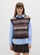Multicolour jacquard sweater regular fit_0