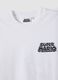 White short-sleeve pure cotton T-shirt, regular fit_1